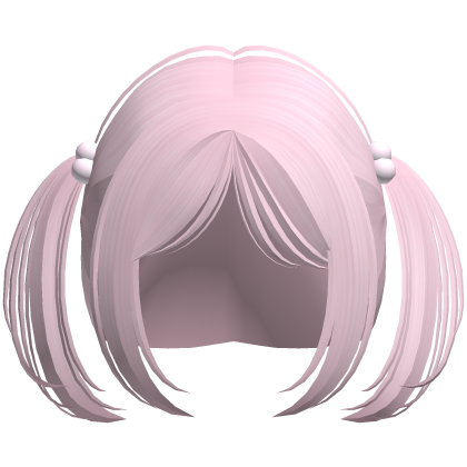 Cute Kawaii Moe Pigtails Hair Pink