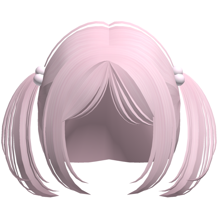 Cute Kawaii Moe Pigtails Hair Pink