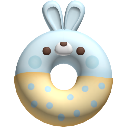 cutecore bunny donut snack blue yellow