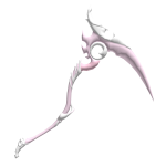 Cute Pinky and White Scythe