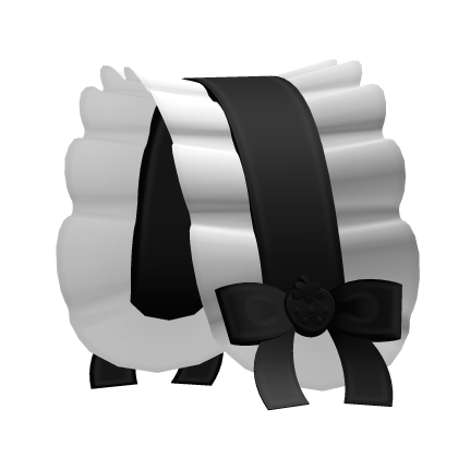 ♡ : sweet strawberry ruffle bonnet in black