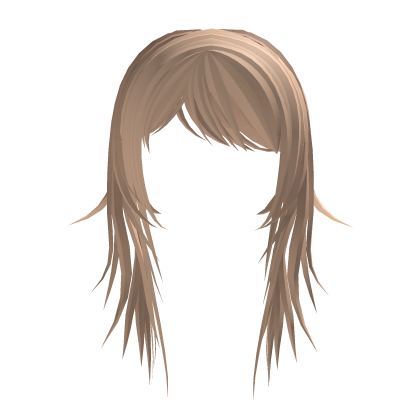 Blonde anime wispy messy bangs Roblox item
