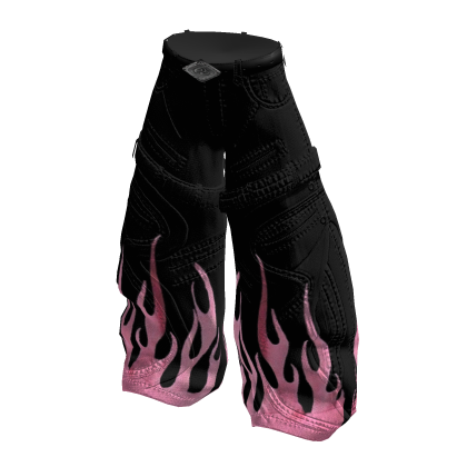 Jeans - Flame Pink on Black thumbnail