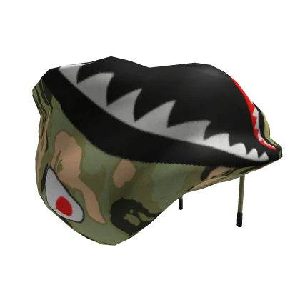 Shark Hoodie Hood Green BAPE Y2K Oversized 1.0 Roblox Item Rolimon s