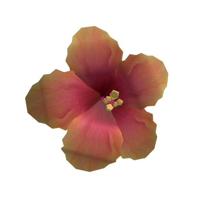 Hibiscus Summer Flower Pin