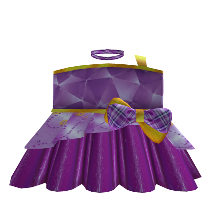 Princess charm school dress purple Roblox item