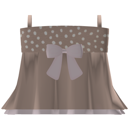 ♡ : pretty fawn ruffle dress
