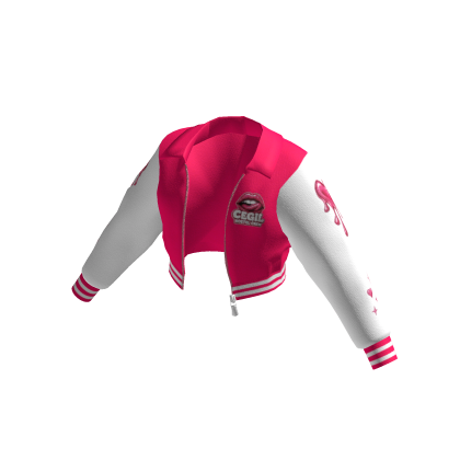 💗CEGIL HOSTEL CREW💗 — VARSITY JACKET CROPTOP