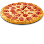 Puppies love pizza