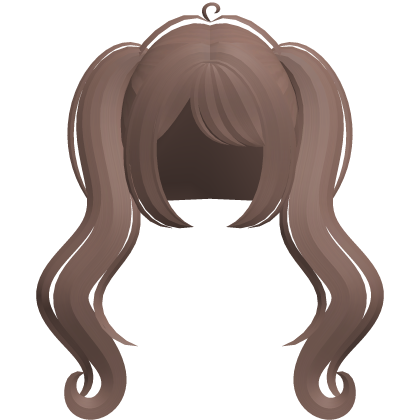 ♡ ꒱ angelic flowy wavy pigtails in hazel