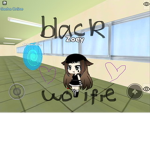 Black wolfie gacha life group