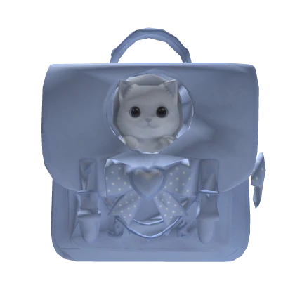 🎒 Cute Neko Backpack - Blue | Roblox Item - Rolimon's