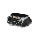 3.0 Skirt With Pearl Chain - Black