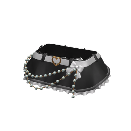 3.0 Black Skirt With Pearl Chain • DD06 thumbnail