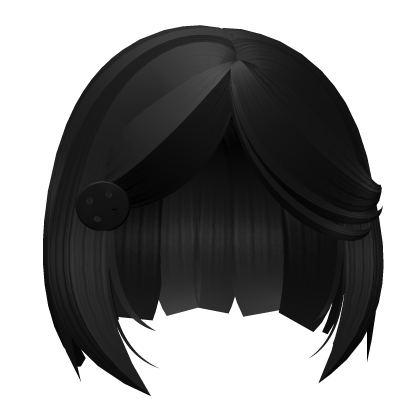 Cute Short Black Hair Roblox item