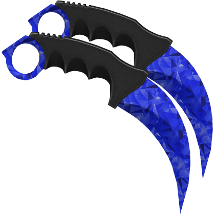 Dual Karambits - Blue Sparkle Time thumbnail