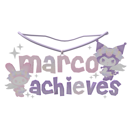 ♡ achieves & marco necklace
