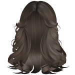 Curly Wavy Cute Hair (Brown)