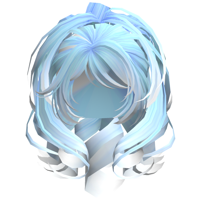 Messy Gyaru Agejo Curl Volumnious Pastel Blue