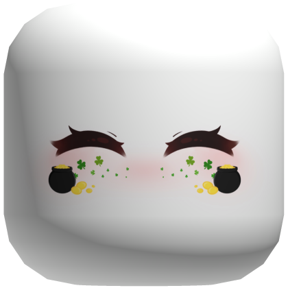 St Patricks Blush Face Roblox item
