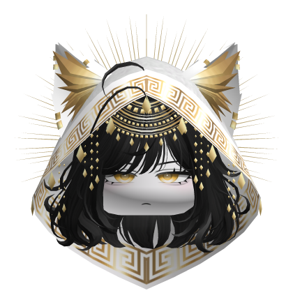 Egyptian Bob w/ Divine Gold White Hood