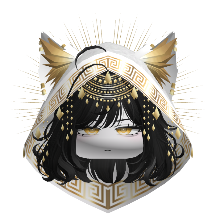 Egyptian Bob w/ Divine Gold White Hood