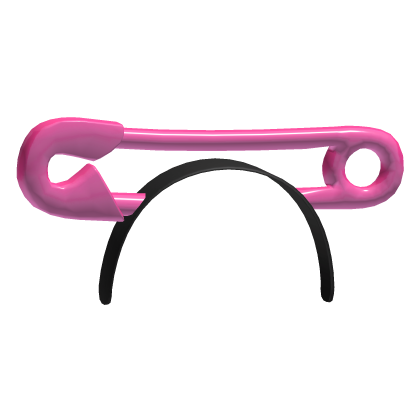 Pink Harajuku Jumbo Safety Pin Headband 