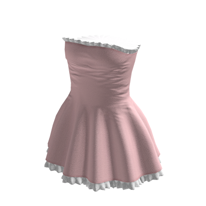 Cute Pink Fit and Flare Dress