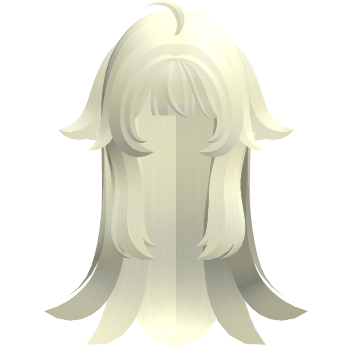 blonde messy vkei long wispy hair w tufts