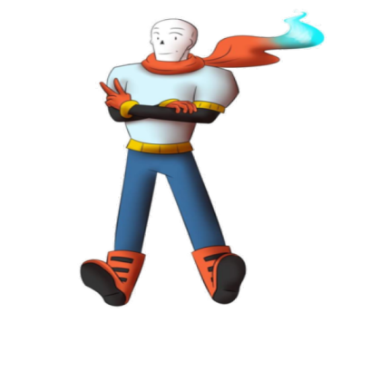 Asylumtale Papyrus (transparent) Roblox decal