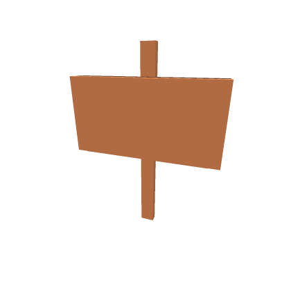 Low poly sign