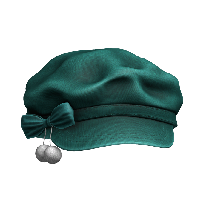 Cute Soft Fluffy Beret Cap (Teal)