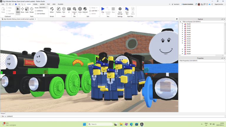 Zig's Wooden Railway Game screenshot 1