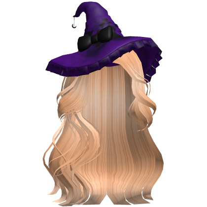 Halloween Side Swept Witch Hair (Blonde)