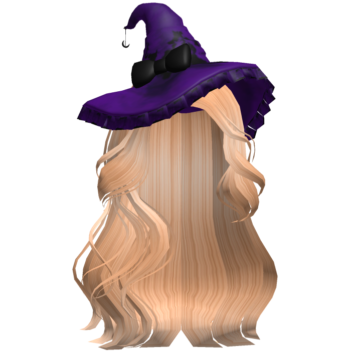 Halloween Side Swept Witch Hair (Blonde)