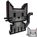 8-Bit Tabby Cat