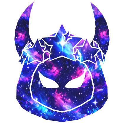 Cartoony Galaxy Demon Star Hood Roblox item
