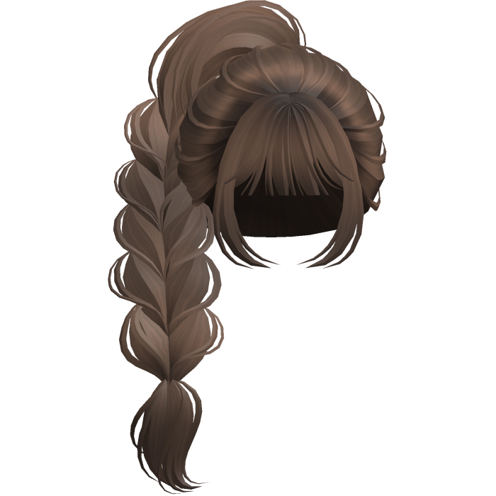 Braided Anime Princess Ponytail Light Brown