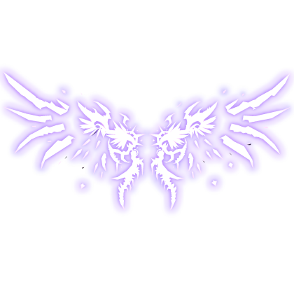 Glowing Purple Crystal Wings (Emissive) Roblox item