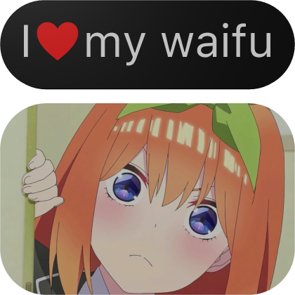 Yotsuba Nakano Waifu Text+Image