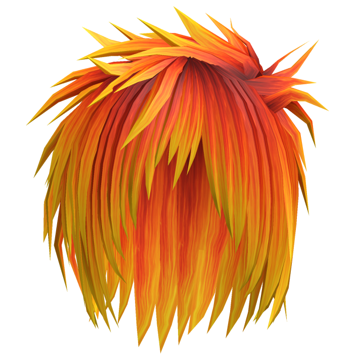 Fiery Gyaruo J-rock Abstrakt vKei Messy Hair 73.