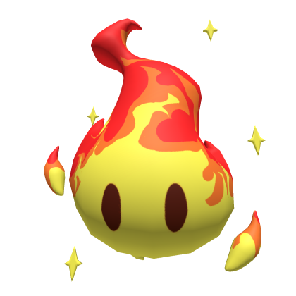 [Emissive] Cute Flame Wisp Roblox item