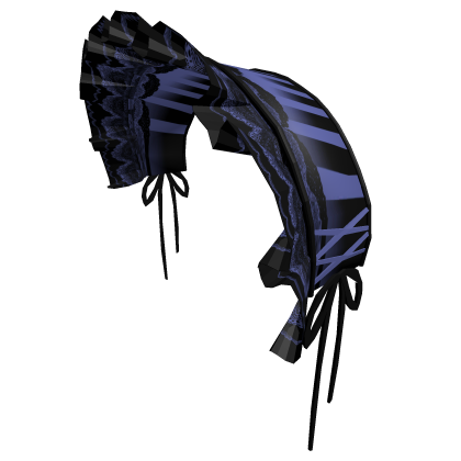 : blue ruffle bonnet headband Roblox item