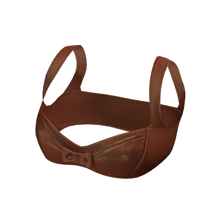 Teddy Bow Bralette Tank Top (Brown)
