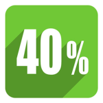 40% OFF