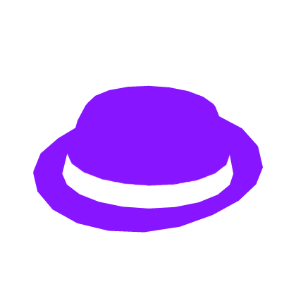 Purple Neon Fedora
