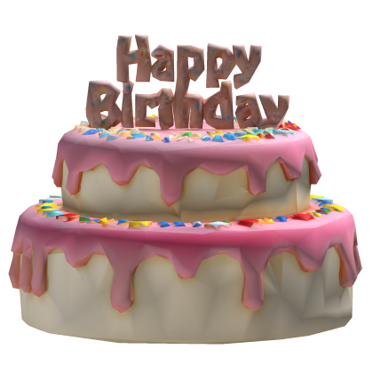 Pink Birthday Cake Hat