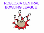 Robloxia Central Bowling League