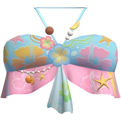 Preppy Tropical Summer Top