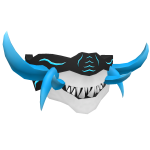 Blue Demonic Mask